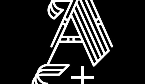 Art+Tax logo with black background and lettered A and + sign.