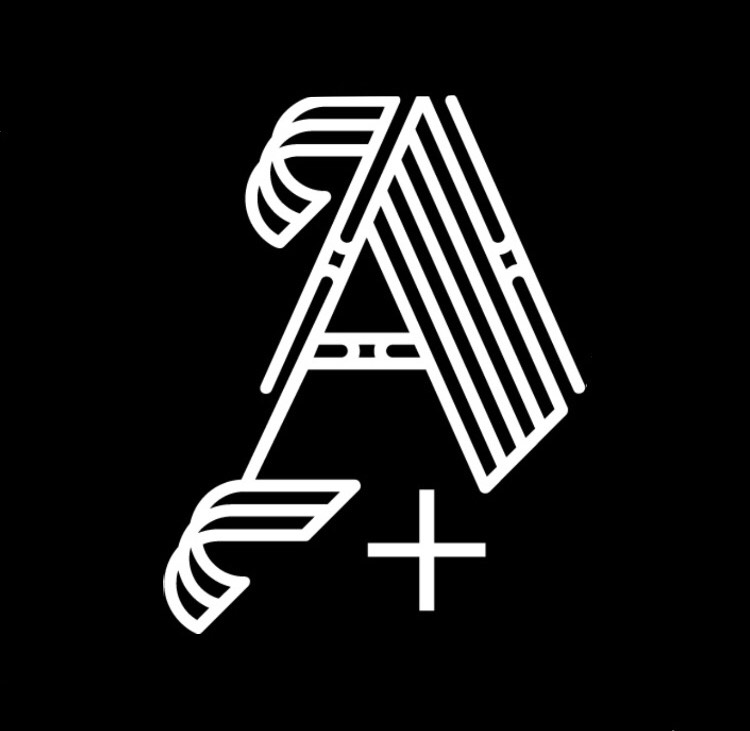 Art+Tax logo with black background and lettered A and + sign.